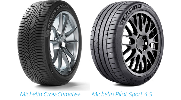 Michelin CrossClimate+ и Michelin Pilot Sport 4 S (4S)