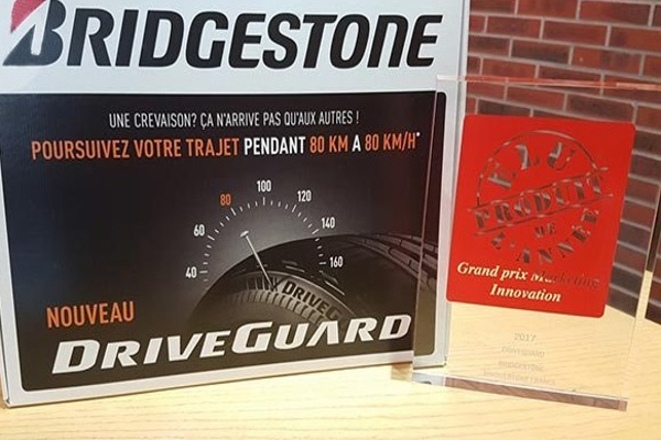 Bridgestone DriveGuard — продукт года во Франции